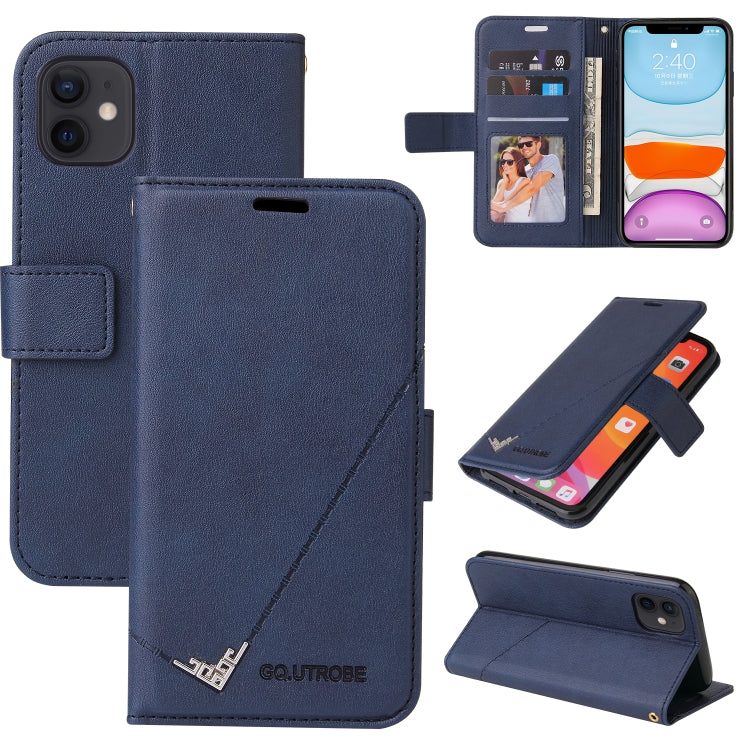 GQUTROBE Right Angle Leather Phone Case, For iPhone 12 mini, For iPhone 12 Pro, For iPhone 12 Pro Max, For iPhone 11