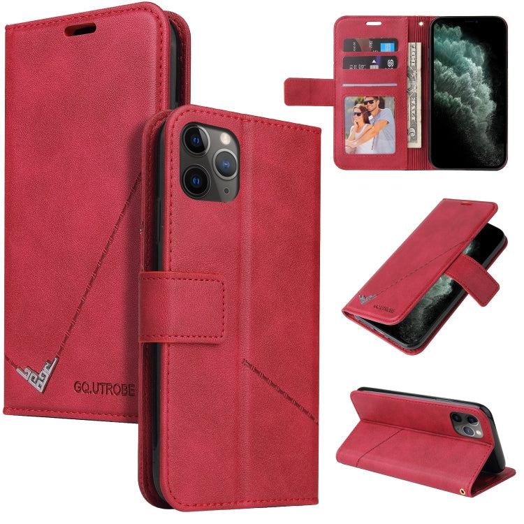 GQUTROBE Right Angle Leather Phone Case, For iPhone 11 Pro, For iPhone 11 Pro Max, For iPhone X / XS, For iPhone XR