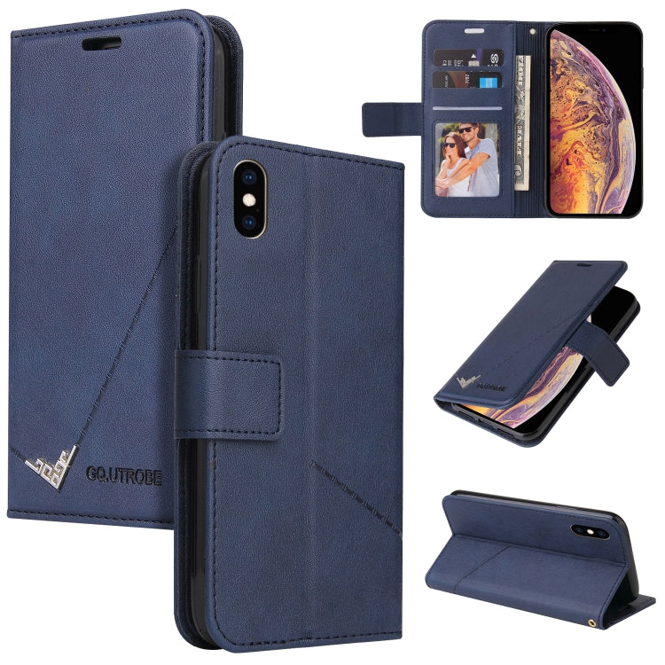 GQUTROBE Right Angle Leather Phone Case, For iPhone XS Max, For iPhone 7 Plus / 8 Plus, For iPhone 6 Plus / 6s Plus, For iPhone 6 / 6S