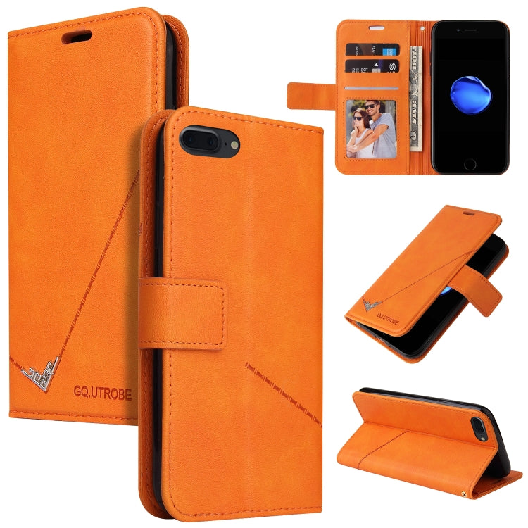 GQUTROBE Right Angle Leather Phone Case, For iPhone XS Max, For iPhone 7 Plus / 8 Plus, For iPhone 6 Plus / 6s Plus, For iPhone 6 / 6S
