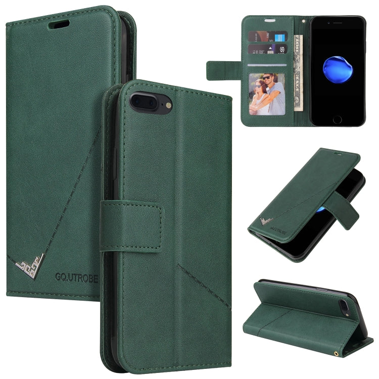 GQUTROBE Right Angle Leather Phone Case, For iPhone XS Max, For iPhone 7 Plus / 8 Plus, For iPhone 6 Plus / 6s Plus, For iPhone 6 / 6S