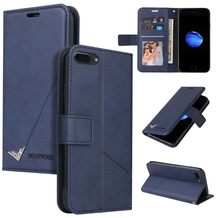 GQUTROBE Right Angle Leather Phone Case, For iPhone XS Max, For iPhone 7 Plus / 8 Plus, For iPhone 6 Plus / 6s Plus, For iPhone 6 / 6S