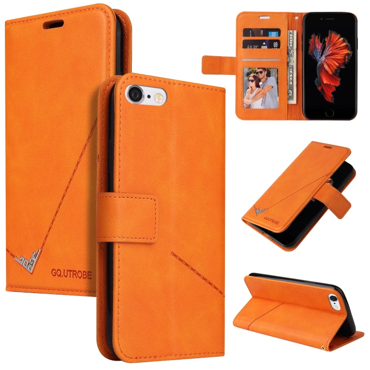GQUTROBE Right Angle Leather Phone Case, For iPhone XS Max, For iPhone 7 Plus / 8 Plus, For iPhone 6 Plus / 6s Plus, For iPhone 6 / 6S