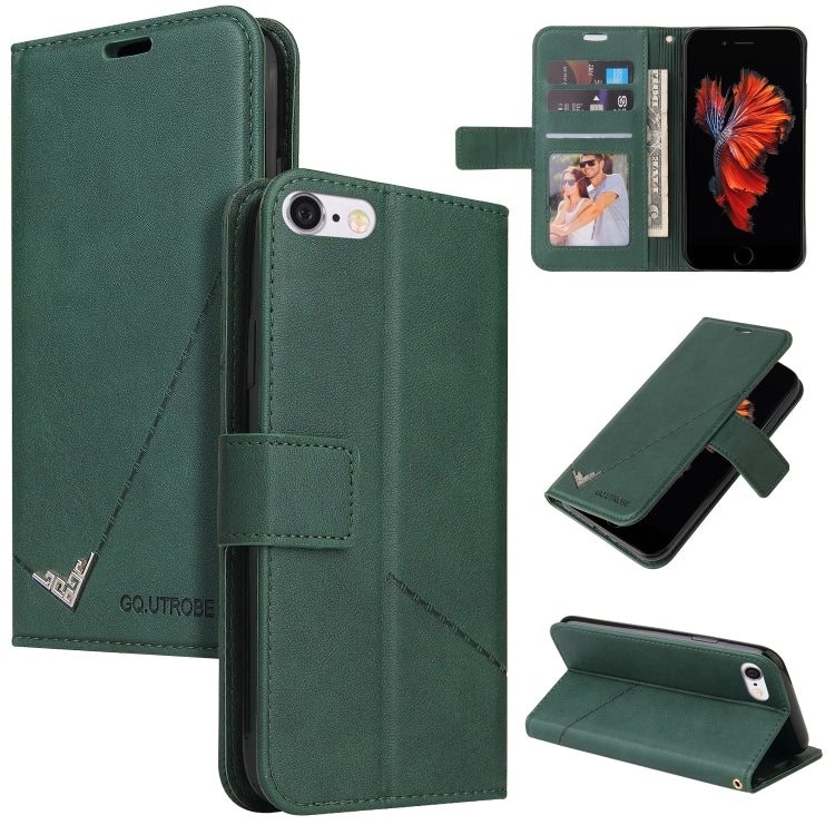 GQUTROBE Right Angle Leather Phone Case, For iPhone XS Max, For iPhone 7 Plus / 8 Plus, For iPhone 6 Plus / 6s Plus, For iPhone 6 / 6S