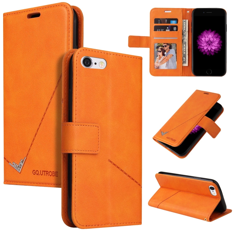 GQUTROBE Right Angle Leather Phone Case, For iPhone XS Max, For iPhone 7 Plus / 8 Plus, For iPhone 6 Plus / 6s Plus, For iPhone 6 / 6S