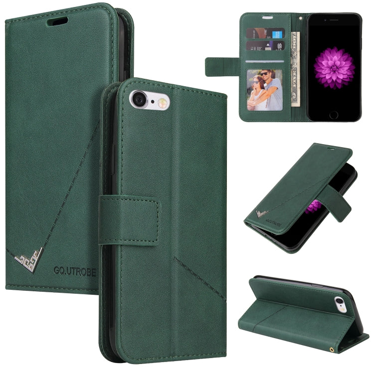 GQUTROBE Right Angle Leather Phone Case, For iPhone XS Max, For iPhone 7 Plus / 8 Plus, For iPhone 6 Plus / 6s Plus, For iPhone 6 / 6S