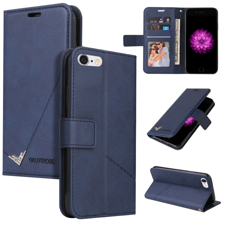GQUTROBE Right Angle Leather Phone Case, For iPhone XS Max, For iPhone 7 Plus / 8 Plus, For iPhone 6 Plus / 6s Plus, For iPhone 6 / 6S