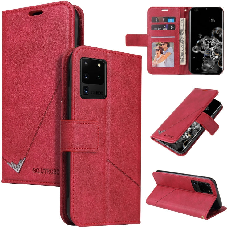 GQUTROBE Right Angle Leather Phone Case, For Huawei P40, For Huawei P40 Lite, For Huawei P40 Pro, Huawei P smart 2021