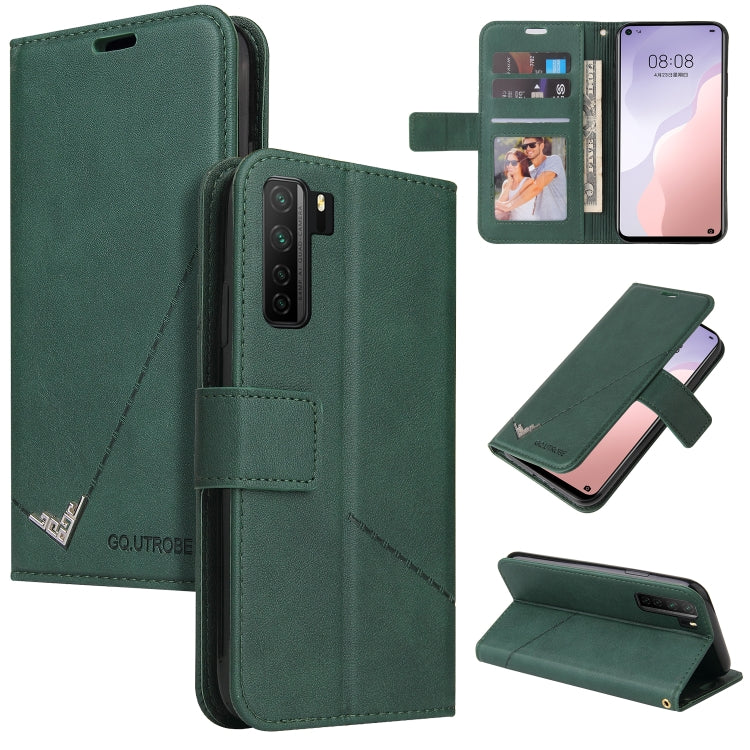 GQUTROBE Right Angle Leather Phone Case, For Huawei nova 7 SE, For Huawei Mate 40, For Huawei Mate 40 Lite, For Huawei Mate 40 Pro