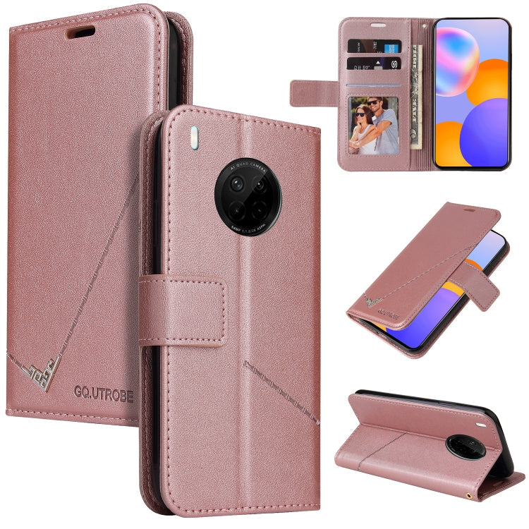 GQUTROBE Right Angle Leather Phone Case, For Huawei nova 7 SE, For Huawei Mate 40, For Huawei Mate 40 Lite, For Huawei Mate 40 Pro