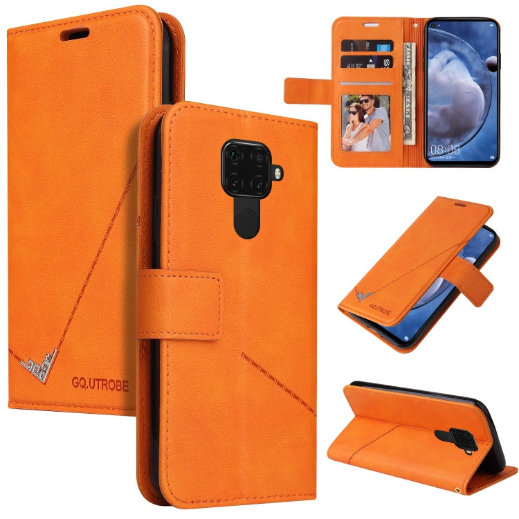 GQUTROBE Right Angle Leather Phone Case, For Huawei Mate 30 Lite, For Huawei Mate 30 Pro, For Huawei Mate 20 Pro, For Huawei P30