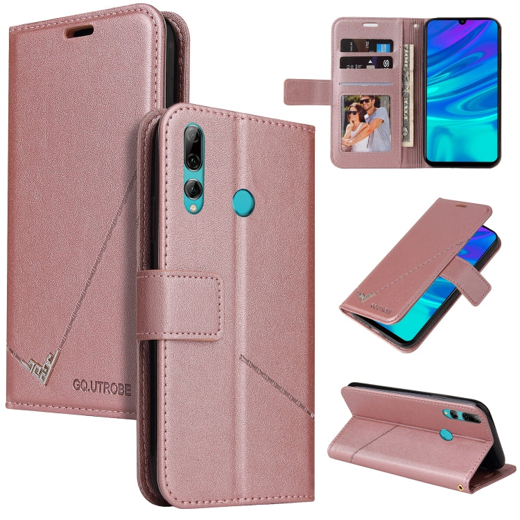 GQUTROBE Right Angle Leather Phone Case, For Huawei Enjoy 9s, For Huawei Y6 2019