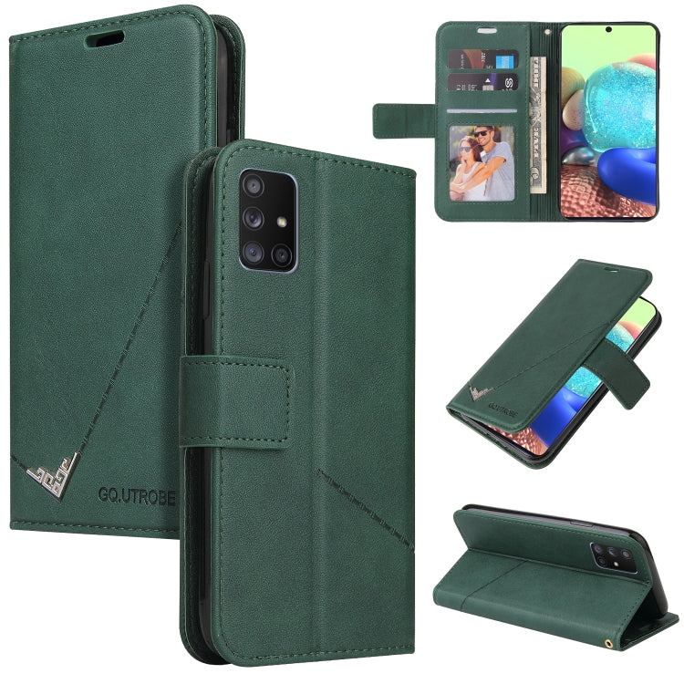 GQUTROBE Right Angle Leather Phone Case, For Samsung Galaxy A02, For Samsung Galaxy A02s, For Samsung Galaxy A71 5G, For Samsung Galaxy A51 5G