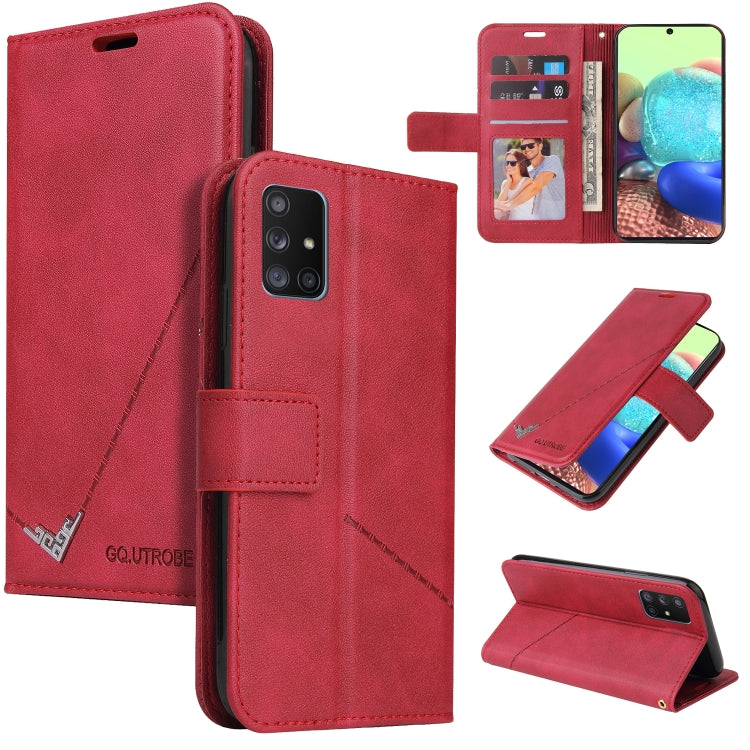 GQUTROBE Right Angle Leather Phone Case, For Samsung Galaxy A02, For Samsung Galaxy A02s, For Samsung Galaxy A71 5G, For Samsung Galaxy A51 5G