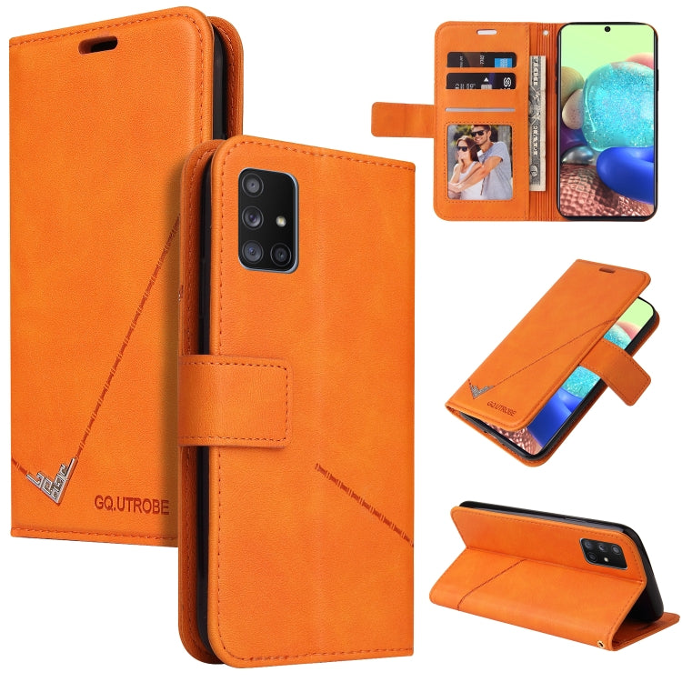 GQUTROBE Right Angle Leather Phone Case, For Samsung Galaxy A11 Global Version, For Samsung Galaxy A01 Core, For Samsung Galaxy M51, For Samsung Galaxy M31