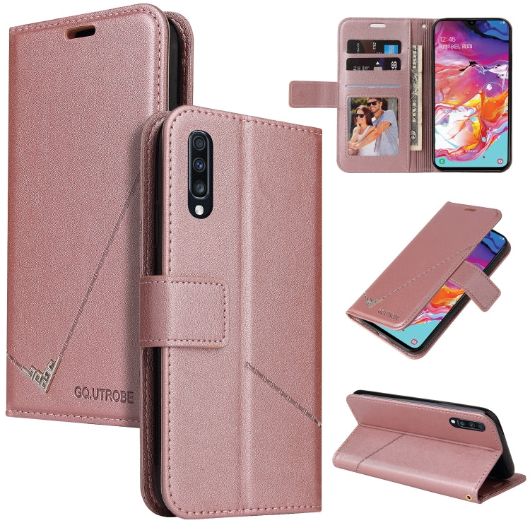GQUTROBE Right Angle Leather Phone Case, For Samsung Galaxy A70, For Samsung Galaxy A50, For Samsung Galaxy A40, For Samsung Galaxy A20 / 30