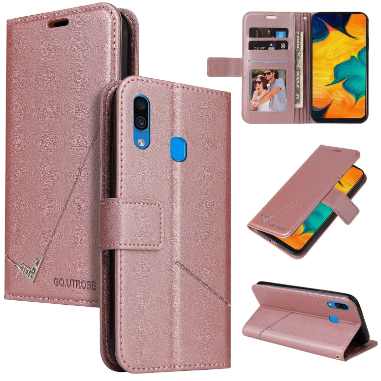 GQUTROBE Right Angle Leather Phone Case, For Samsung Galaxy A70, For Samsung Galaxy A50, For Samsung Galaxy A40, For Samsung Galaxy A20 / 30
