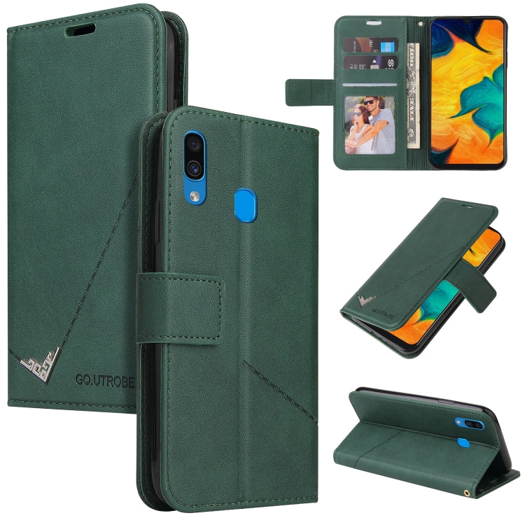 GQUTROBE Right Angle Leather Phone Case, For Samsung Galaxy A20e, For Samsung Galaxy A20s, For Samsung Galaxy A10s, For Samsung Galaxy A10 / M10