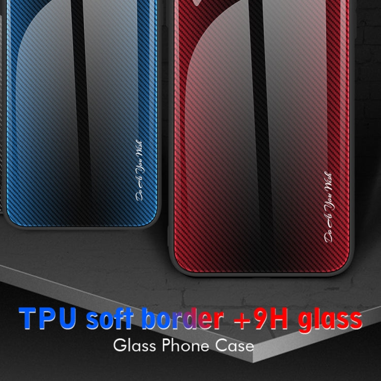 Texture Gradient Glass TPU Phone Case, For iPhone 8 Plus / 7 Plus