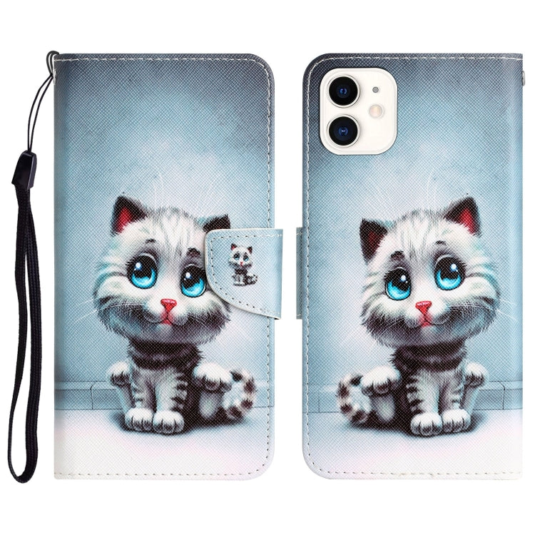 Colored Drawing Leather Phone Case, For iPhone 12 mini