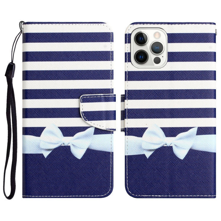Colored Drawing Leather Phone Case, For iPhone 12 / 12 Pro