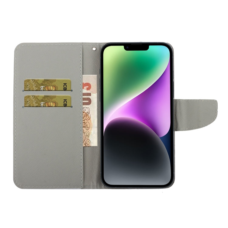 Colored Drawing Leather Phone Case, For iPhone 11 Pro