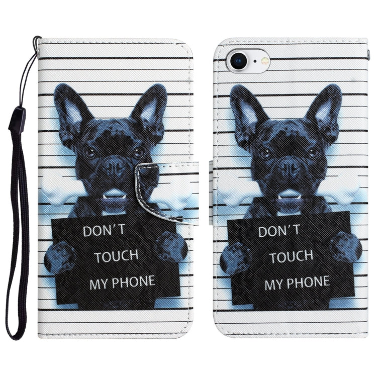 Colored Drawing Leather Phone Case, For iPhone 7 / 8