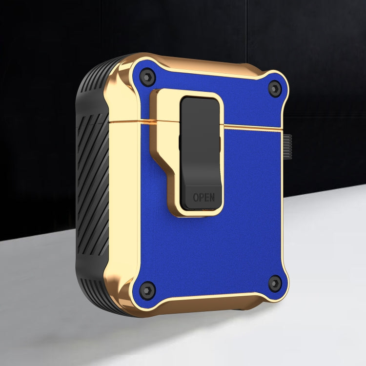 Wireless Earphone Eagle Electroplating Protective Case with Hook, For AirPods 1 / 2, For AirPods 3