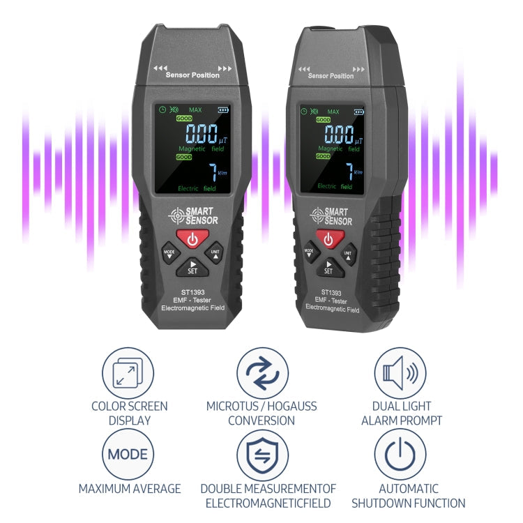 SmartSensor AS1392 Handheld Electromagnetic Radiation Detector, SmartSensor AS1392