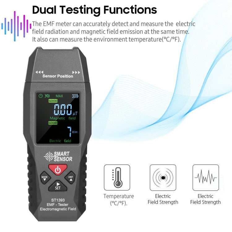 SmartSensor AS1392 Handheld Electromagnetic Radiation Detector, SmartSensor AS1392