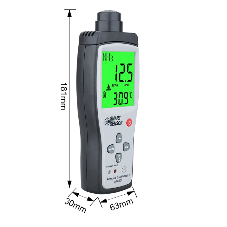 SmartSensor AR8500 Handheld Ammonia Gas NH3 Detector Meter, AR8500