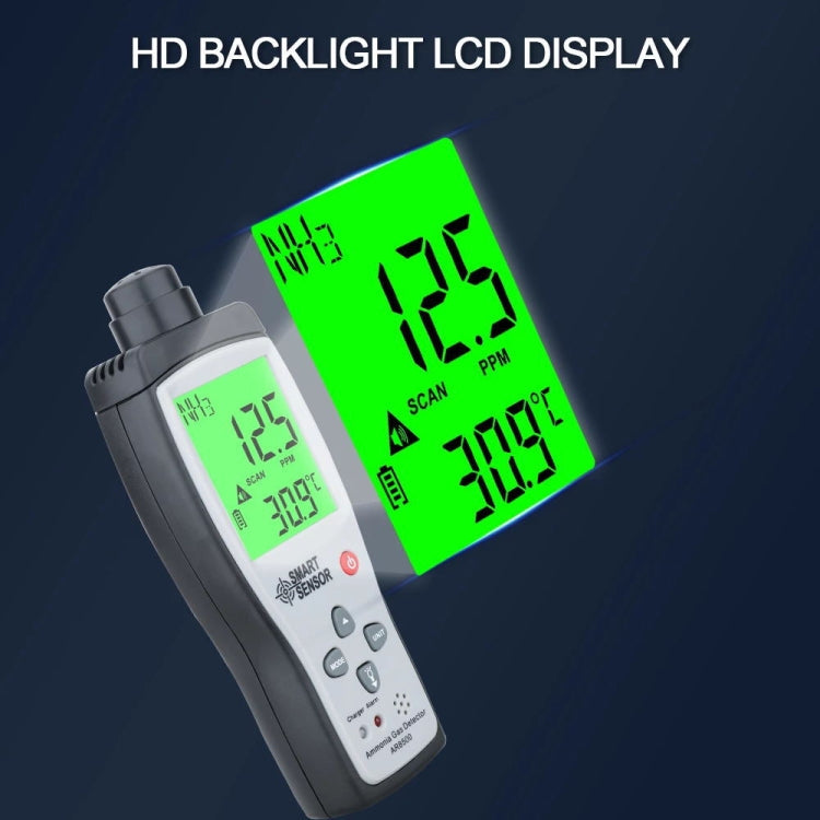 SmartSensor AR8500 Handheld Ammonia Gas NH3 Detector Meter, AR8500