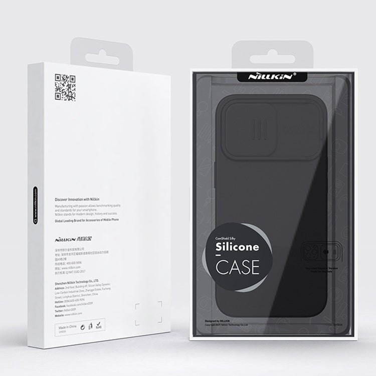 NILLKIN CamShield Liquid Silicone Phone Case, For iPhone 14