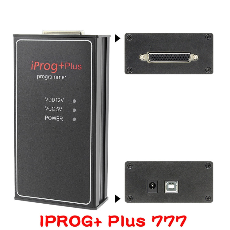 IPROG+ Plus 777 Car Programmer Support IMMO + Mileage Correction + Airbag Reset Tool, Car Programmer