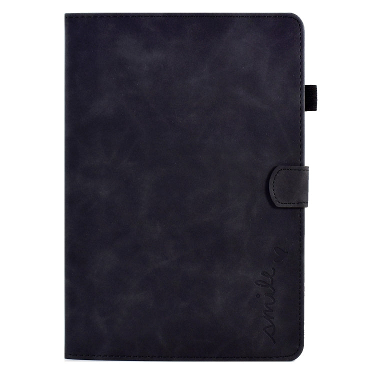 Embossed Smile Flip Tablet Leather Smart Case, For iPad 10.2 / Air 10.5 2019, For iPad Air 2022 / 2020 10.9, For iPad mini 2024 / mini 6, For iPad 9.7 2018&2017 / Air 2 / Air