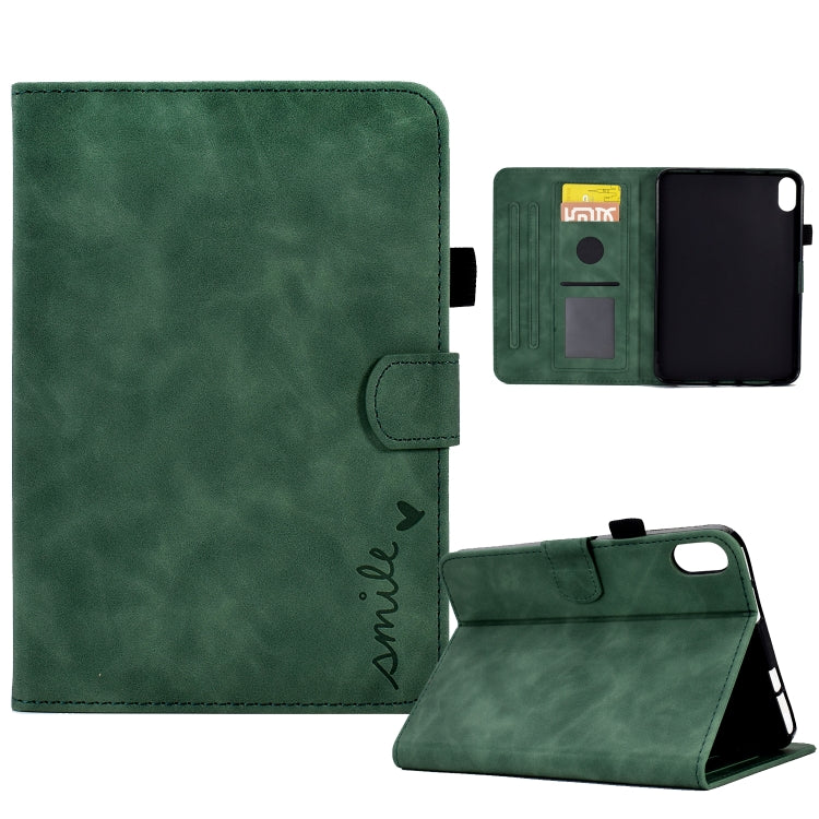 Embossed Smile Flip Tablet Leather Smart Case, For iPad 10.2 / Air 10.5 2019, For iPad Air 2022 / 2020 10.9, For iPad mini 2024 / mini 6, For iPad 9.7 2018&2017 / Air 2 / Air