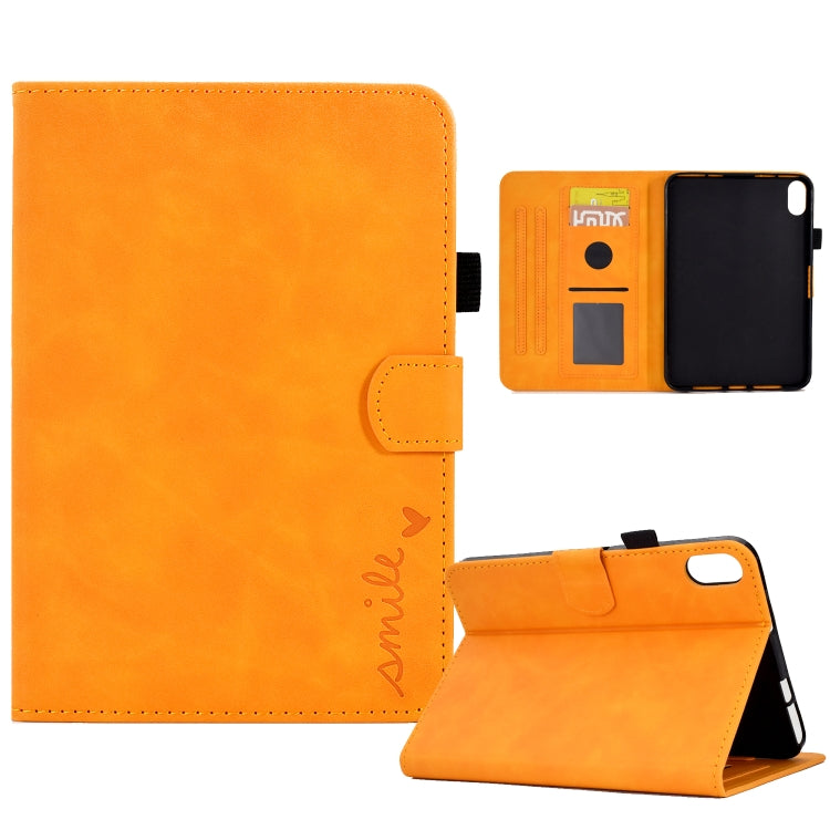 Embossed Smile Flip Tablet Leather Smart Case, For iPad 10.2 / Air 10.5 2019, For iPad Air 2022 / 2020 10.9, For iPad mini 2024 / mini 6, For iPad 9.7 2018&2017 / Air 2 / Air