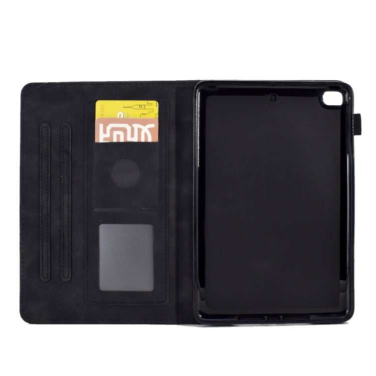 Embossed Smile Flip Tablet Leather Smart Case, For iPad mini 5/4/3/2/1