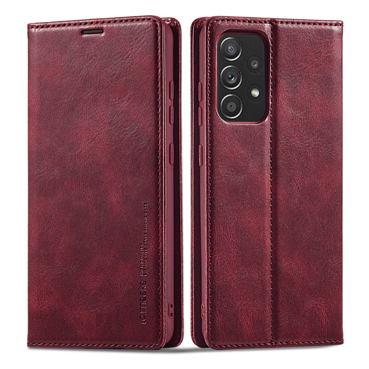 LC.IMEEKE RFID Anti-theft Leather Phone Case, For iPhone 14 Pro, For iPhone 14 Pro Max, For iPhone 12 Pro/12, For iPhone 12 Pro Max, For Samsung Galaxy A53 5G