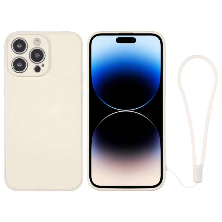 Silicone Phone Case with Wrist Strap, For iPhone 14 Pro, For iPhone 14 Pro Max