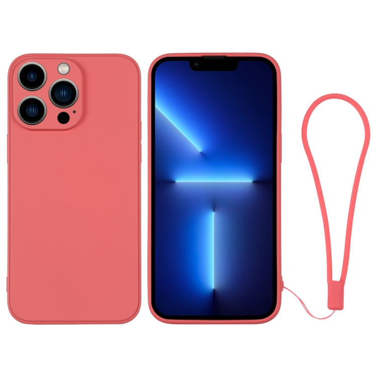 Silicone Phone Case with Wrist Strap, For iPhone 13 Pro, For iPhone 13 Pro Max