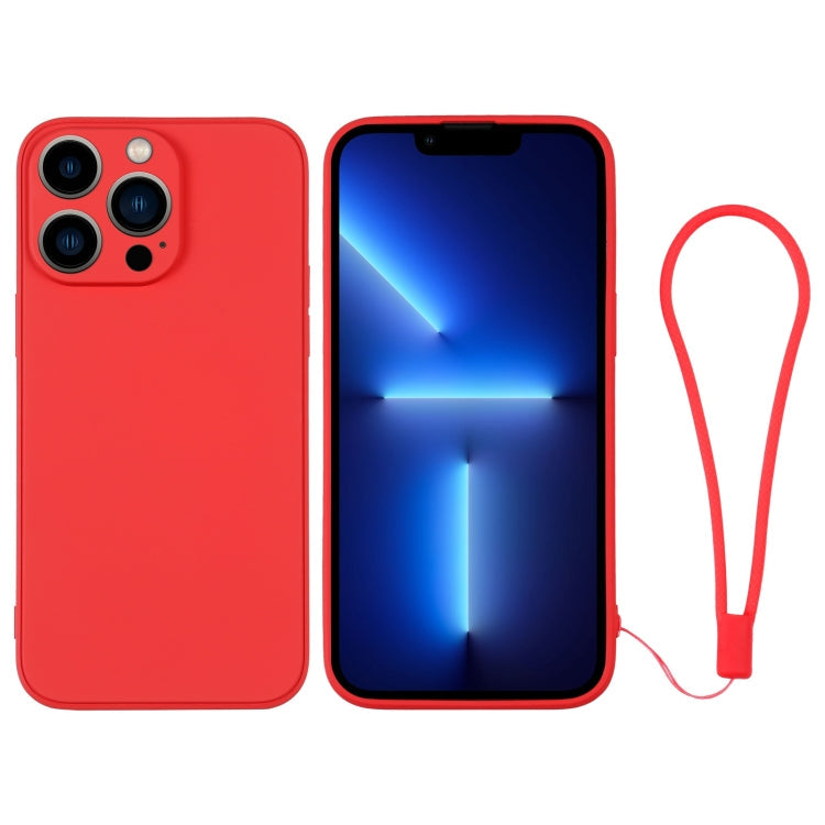 Silicone Phone Case with Wrist Strap, For iPhone 13 Pro, For iPhone 13 Pro Max