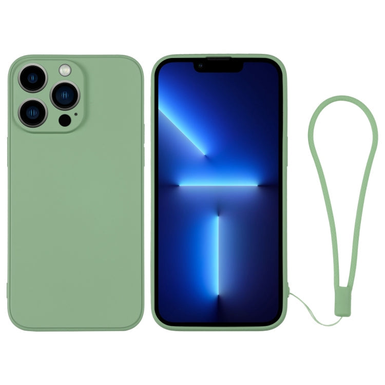 Silicone Phone Case with Wrist Strap, For iPhone 13 Pro, For iPhone 13 Pro Max