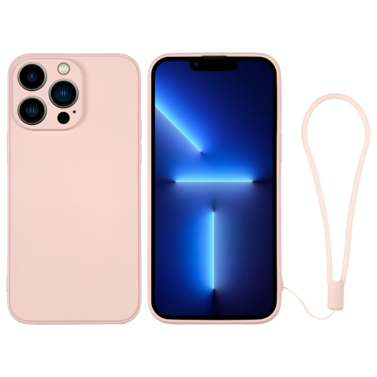 Silicone Phone Case with Wrist Strap, For iPhone 13 Pro, For iPhone 13 Pro Max