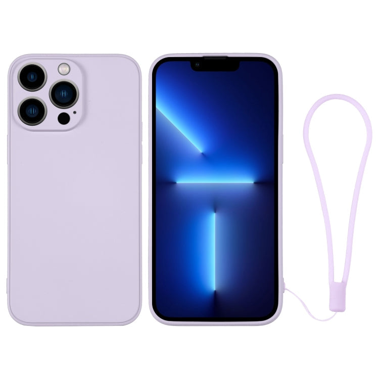 Silicone Phone Case with Wrist Strap, For iPhone 13 Pro, For iPhone 13 Pro Max
