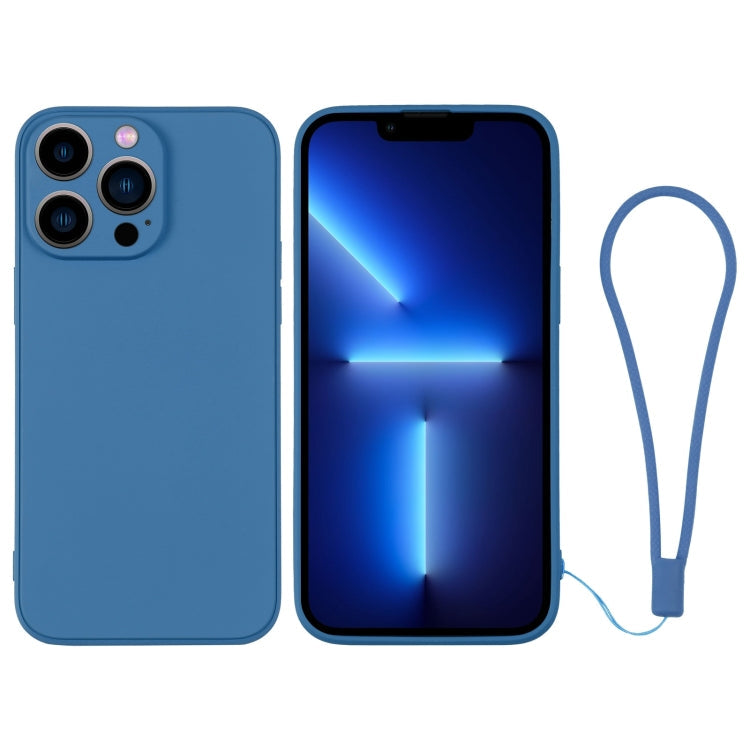 Silicone Phone Case with Wrist Strap, For iPhone 13 Pro, For iPhone 13 Pro Max
