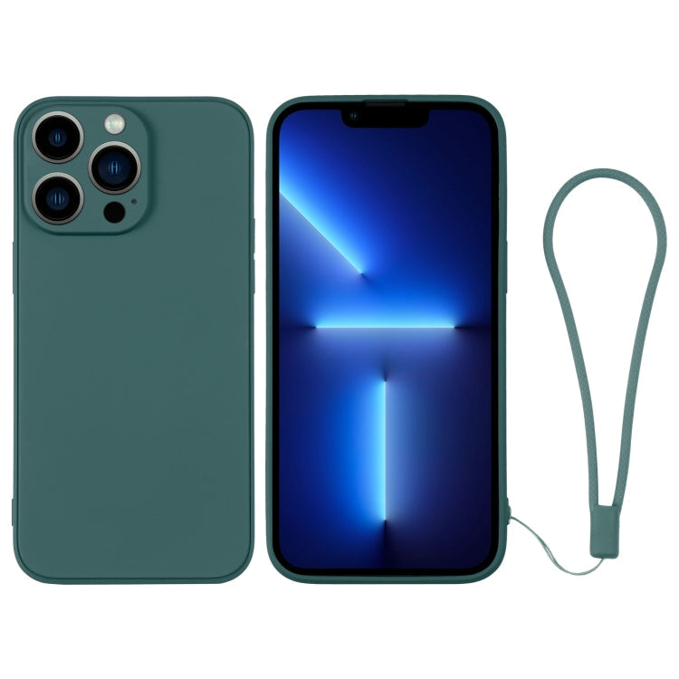 Silicone Phone Case with Wrist Strap, For iPhone 13 Pro, For iPhone 13 Pro Max