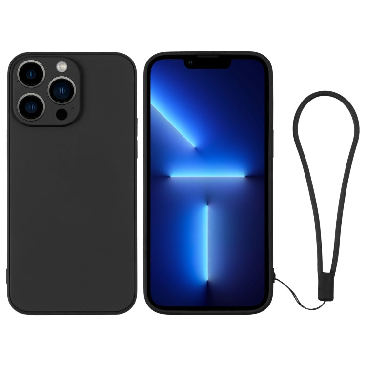 Silicone Phone Case with Wrist Strap, For iPhone 13 Pro, For iPhone 13 Pro Max