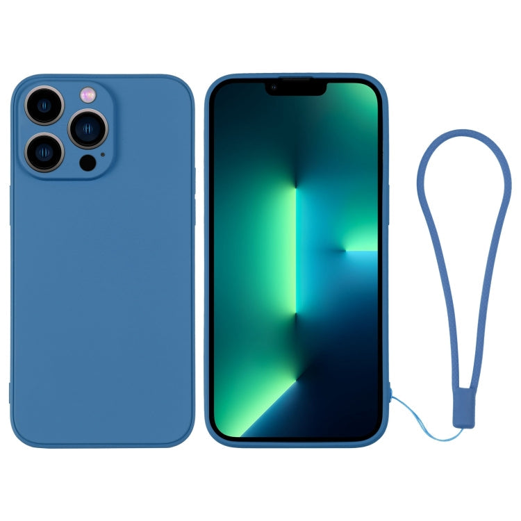 Silicone Phone Case with Wrist Strap, For iPhone 13 Pro, For iPhone 13 Pro Max
