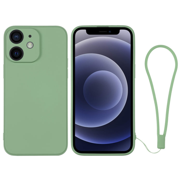 Silicone Phone Case with Wrist Strap, For iPhone 12 mini, For iPhone 12